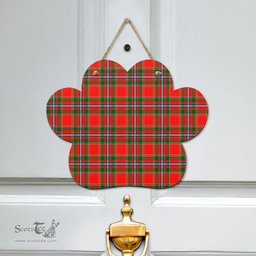Scottish Drummond of Perth Clan Tartan Door Sign - Classic Scottish Plaid Tartan Plaid