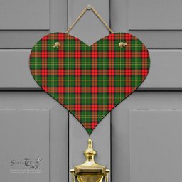 Scottish Blackstock Clan Tartan Door Sign - Classic Scottish Plaid Tartan Plaid
