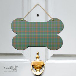 Scottish MacKintosh Hunting Ancient Clan Tartan Door Sign - Classic Scottish Plaid Tartan Plaid