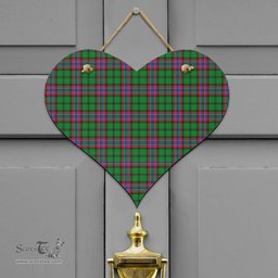 Scottish McGeachie Clan Tartan Door Sign - Classic Scottish Plaid Tartan Plaid
