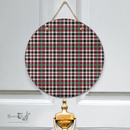 Scottish Borthwick Dress Ancient Clan Tartan Door Sign - Classic Scottish Plaid Tartan Plaid