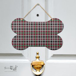 Scottish Borthwick Ancient Clan Tartan Door Sign - Classic Scottish Plaid Tartan Plaid