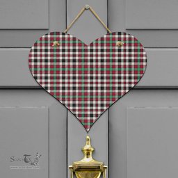Scottish Borthwick Dress Ancient Clan Tartan Door Sign - Classic Scottish Plaid Tartan Plaid