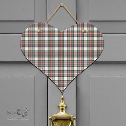 Scottish Stewart Dress Ancient Clan Tartan Door Sign - Classic Scottish Plaid Tartan Plaid