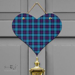 Scottish McCorquodale Clan Tartan Door Sign - Classic Scottish Plaid Tartan Plaid