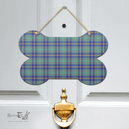 Scottish US Marine Clan Tartan Door Sign - Classic Scottish Plaid Tartan Plaid