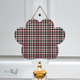 Scottish Borthwick Dress Ancient Clan Tartan Door Sign - Classic Scottish Plaid Tartan Plaid