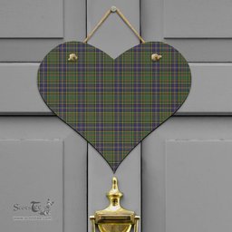 Scottish MacMillan Hunting Modern Clan Tartan Door Sign - Classic Scottish Plaid Tartan Plaid