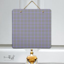 Scottish Sir Walter Scott Clan Tartan Door Sign - Classic Scottish Plaid Tartan Plaid