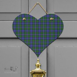 Scottish Robertson Hunting Modern Clan Tartan Door Sign - Classic Scottish Plaid Tartan Plaid