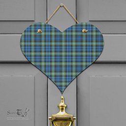 Scottish Lamont Ancient Clan Tartan Door Sign - Classic Scottish Plaid Tartan Plaid