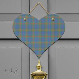 Scottish Stewart of Appin Hunting Ancient Clan Tartan Door Sign - Classic Scottish Plaid Tartan Plaid