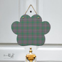Scottish MacFarlane Hunting Ancient Clan Tartan Door Sign - Classic Scottish Plaid Tartan Plaid