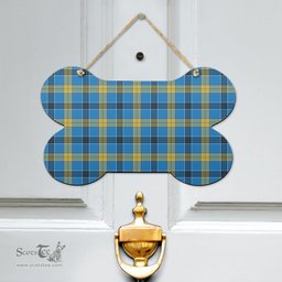 Scottish Laing Clan Tartan Door Sign - Classic Scottish Plaid Tartan Plaid