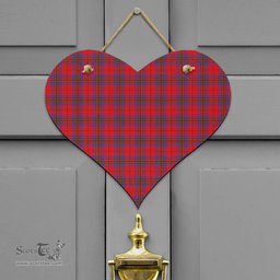 Scottish Leslie Modern Clan Tartan Door Sign - Classic Scottish Plaid Tartan Plaid