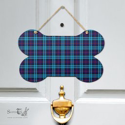 Scottish McCorquodale Clan Tartan Door Sign - Classic Scottish Plaid Tartan Plaid