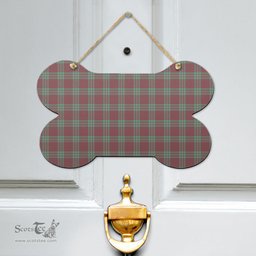 Scottish MacGregor Hunting Ancient Clan Tartan Door Sign - Classic Scottish Plaid Tartan Plaid