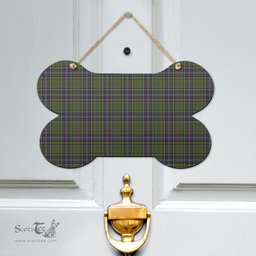 Scottish MacMillan Hunting Modern Clan Tartan Door Sign - Classic Scottish Plaid Tartan Plaid