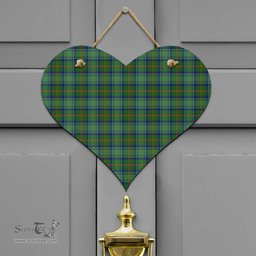 Scottish Cranstoun Clan Tartan Door Sign - Classic Scottish Plaid Tartan Plaid
