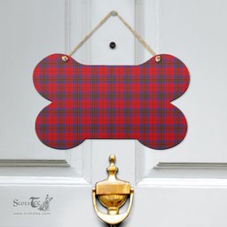 Scottish Leslie Modern Clan Tartan Door Sign - Classic Scottish Plaid Tartan Plaid