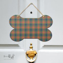 Scottish Wilson Ancient Clan Tartan Door Sign - Classic Scottish Plaid Tartan Plaid