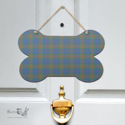 Scottish Stewart of Appin Hunting Ancient Clan Tartan Door Sign - Classic Scottish Plaid Tartan Plaid