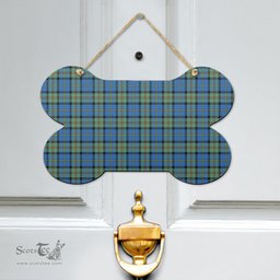 Scottish MacLeod of Harris Ancient Clan Tartan Door Sign - Classic Scottish Plaid Tartan Plaid