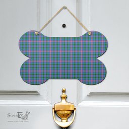 Scottish Ralston Clan Tartan Door Sign - Classic Scottish Plaid Tartan Plaid