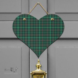 Scottish Ross Hunting Modern Clan Tartan Door Sign - Classic Scottish Plaid Tartan Plaid