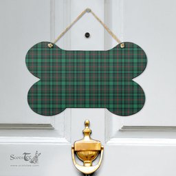 Scottish Ross Hunting Modern Clan Tartan Door Sign - Classic Scottish Plaid Tartan Plaid