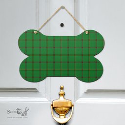 Scottish Don Tribe of Mar Clan Tartan Door Sign - Classic Scottish Plaid Tartan Plaid