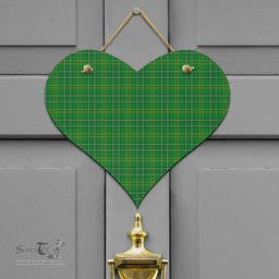 Scottish Wexford County Clan Tartan Door Sign - Classic Scottish Plaid Tartan Plaid