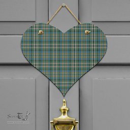 Scottish SCOTT GREEN ANCIENT Clan Tartan Door Sign - Classic Scottish Plaid Tartan Plaid