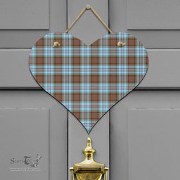 Scottish Anderson Ancient Clan Tartan Door Sign - Classic Scottish Plaid Tartan Plaid