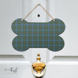Scottish Ogilvie Hunting Ancient Clan Tartan Door Sign - Classic Scottish Plaid Tartan Plaid