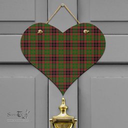 Scottish Buchan Modern Clan Tartan Door Sign - Classic Scottish Plaid Tartan Plaid