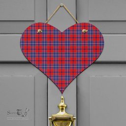 Scottish Wishart Dress Clan Tartan Door Sign - Classic Scottish Plaid Tartan Plaid