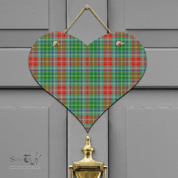 Scottish Muirhead Clan Tartan Door Sign - Classic Scottish Plaid Tartan Plaid
