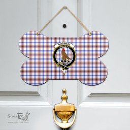 Scottish Boswell Modern Clan Tartan Door Sign - Crest Classic Scottish Plaid Tartan Plaid