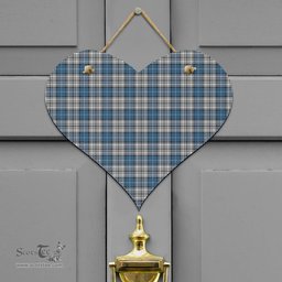 Scottish Napier Modern Clan Tartan Door Sign - Classic Scottish Plaid Tartan Plaid