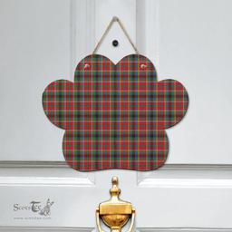 Scottish Anderson of Arbrake Clan Tartan Door Sign - Classic Scottish Plaid Tartan Plaid