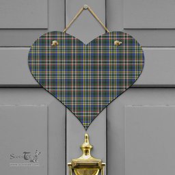 Scottish SCOTT GREEN MODERN Clan Tartan Door Sign - Classic Scottish Plaid Tartan Plaid