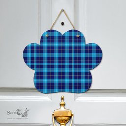 Scottish MacSporran Ancient Clan Tartan Door Sign - Classic Scottish Plaid Tartan Plaid