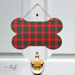 Scottish Rattray Modern Clan Tartan Door Sign - Classic Scottish Plaid Tartan Plaid