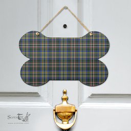 Scottish SCOTT GREEN MODERN Clan Tartan Door Sign - Classic Scottish Plaid Tartan Plaid