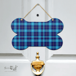 Scottish MacSporran Ancient Clan Tartan Door Sign - Classic Scottish Plaid Tartan Plaid