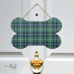 Scottish MacDonald of the Isles Hunting Ancient Clan Tartan Door Sign - Classic Scottish Plaid Tartan Plaid