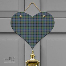 Scottish Cameron of Erracht Ancient Clan Tartan Door Sign - Classic Scottish Plaid Tartan Plaid