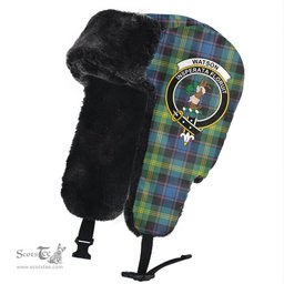 Scottish Watson Ancient Clans Tartan Trapper Hat - Crest Classic Scottish Plaid Tartan Plaid