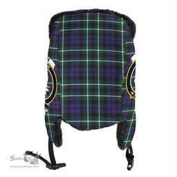 Scottish Graham of Montrose Modern Clans Tartan Trapper Hat - Crest Classic Scottish Plaid Tartan Plaid